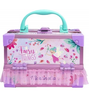 Козметичен комплект Martinelia Fairy Things - Куфар с гримове, 19 части