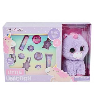 Козметичен комплект Martinelia Little Unicorn - С плюшена играчка