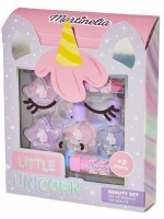 Козметичен комплект Martinelia Little Unicorn - За лице и нокти, 6 части