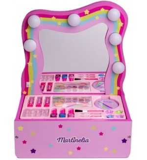 Козметичен комплект Martinelia - Тоалетка за гримиране с осветление