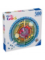 Кръгъл пъзел Ravensburger от 500 части - Бонбони