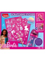 Креативен комплект Maped Creativ Barbie - Скреч стикери, 70 броя
