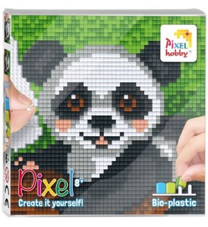 Креативен комплект с пиксели Pixelhobby Classic - Панда
