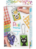 Креативен комплект с пиксели Pixelhobby - Ключодържатели, животни Креативен комплект с пиксели Pixelhobby - Ключодържатели, животни