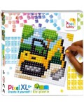 Креативен комплект с пиксели Pixelhobby - XL, Багер