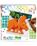 Креативен комплект с пиксели Pixelhobby - XL, Динозавър Трицератопс