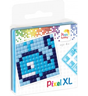 Креативен комплект с пиксели Pixelhobby - XL, Кит, 4 цвята