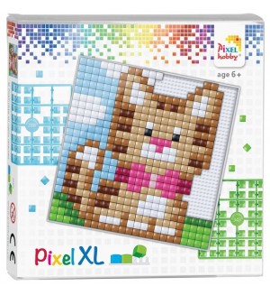 Креативен комплект с пиксели Pixelhobby - XL, Коте