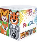 Креативен комплект с пиксели Pixelhobby - XL, Куб, Диви животни