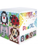 Креативен комплект с пиксели Pixelhobby - XL, Куб, животни