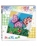 Креативен комплект с пиксели Pixelhobby - XL, Пеперуда