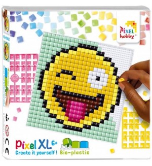 Креативен комплект с пиксели Pixelhobby - XL, Усмивка