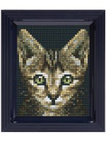 Креативен комплект с рамка и пиксели Pixelhobby - Котка, Pixel Classic