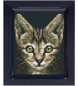 Креативен комплект с рамка и пиксели Pixelhobby - Котка, Pixel Classic