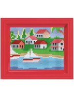 Креативен комплект с рамка и пиксели Pixelhobby - На брега, Pixel Classic