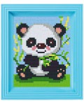 Креативен комплект с рамка и пиксели Pixelhobby - Панда, Pixel Classic