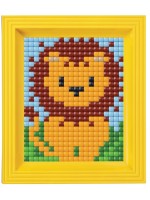 Креативен комплект с рамка и пиксели Pixelhobby - XL, Лъвче
