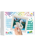 Креативен комплект с рамка и пиксели Pixelhobby - XL, Лебед