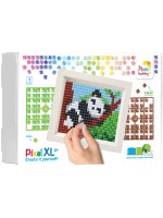 Креативен комплект с рамка и пиксели Pixelhobby - XL, Панда