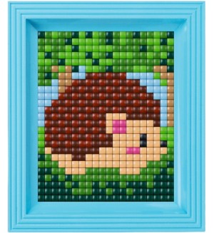 Креативен комплект с рамка и пиксели Pixelhobby - XL, Таралежче