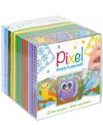 Креативен куб с пиксели Pixelhobby - Pixel Classic, Птици
