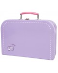 Куфарче за плюшени играчки Studio Pets - С паспорт, 16 cm, лилаво