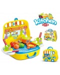 Кухня-куфарче Raya Toys, жълта