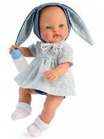 Кукла Asi - Бебе Алекс, с шапка на зайче, 36 cm