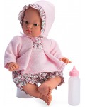 Кукла Asi - Бебе Коке, с розово костюмче с качулка, 36 cm