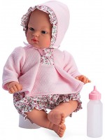 Кукла Asi - Бебе Коке, с розово костюмче с качулка, 36 cm