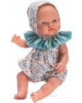 Кукла Asi Dolls - Бебе Алекс, с боди и шапка на цветя, 36 cm