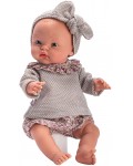 Кукла Asi Dolls - Бебе Алекс, с боди и сив пуловер, 36 cm