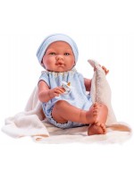 Кукла Asi Dolls - Бебе Пабло, със синьо боди, 43 cm Кукла Asi Dolls - Бебе Пабло, със синьо боди, 43 cm