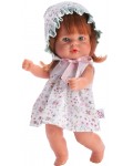 Кукла Asi Dolls Bombonchin - Бебе Чикита, с шапка и  рокля на цветя, 20 cm