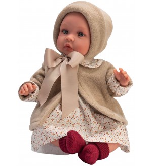Кукла Asi Dolls - Лея, с бежово палтенце, 46 cm Кукла Asi Dolls - Лея, с бежово палтенце, 46 cm