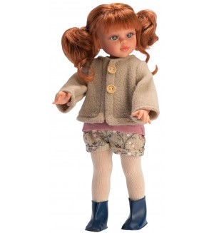 Кукла Asi Dolls - Сабрина, с вълнено палтенце и ботушки, 40 cm