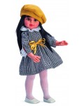 Кукла Asi Dolls - Сабрина, с жълта плетена шапка, 40 cm