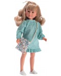 Кукла Asi Dolls -  Силия, със синьо-зелена рокля, 30 cm