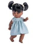 Кукла Asi Dolls - Томи, със светлосиня рокля на цветя, 20 cm