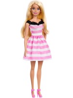 Кукла Barbie - 65-та годишнина, с рокля на розови райета