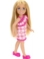 Кукла Barbie Chelsea - С розова карирана рокля