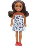Кукла Barbie Chelsea - Със синя рокля и червени сандали