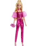 Кукла Barbie Deluxe Style - Розов тоалет с металически ефект