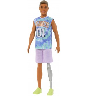 Кукла Barbie Fashionistas - Кен, с тениска Los Angeles