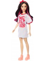Кукла Barbie Fashionistas - С бяло-червена тениска