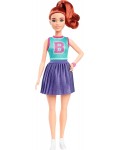 Кукла Barbie Fashionistas - С червена коса и спортно облекло, 30 cm