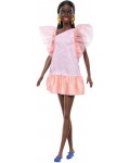 Кукла Barbie Fashionistas - С прасковена парти рокля