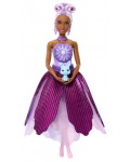 Кукла Barbie Petal Pop - Барби с изненада, рокля с лилава маргаритка, 30 cm