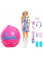 Кукла Barbie Roll and Reveal - Поп звезда, с 8 изненади и розова диско топка