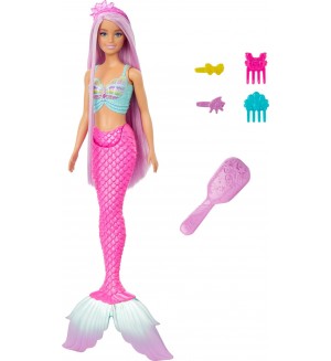 Кукла Barbie - Русалка с лилава коса и аксесоари